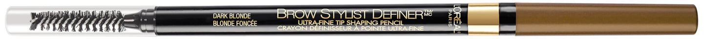 L'Oreal Paris Makeup Brow Stylist Definer Waterproof Eyebrow Pencil, Ultra-Fine Mechanical Pencil, Draws Tiny Brow Hairs and Fills in Sparse Areas