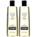 Neutrogena Lightweight Body Oil for Dry Skin, Sheer Moisturizer in Light Sesame Formula, 8.5 fl. oz (Pack of 2)
