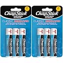 ChapStick Classic Medicated 3-Pack (2 Sets/6 Tubes) - Moisturizing Lip Balm, Dry Lips & Cold Sore Pain Relief Bundle, 0.15 Oz Ea