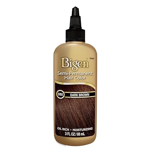 Bigen Semi Permanent Hair Color #Db2 Darkest Brown, 3 oz (Pack of 7)