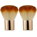 2 Pieces Kabuki Brushes Powder Brush Blush Brush Foundation Brush Bronzer Brush Face Blender Brush Mineral Blending Buffing Concealer Brush