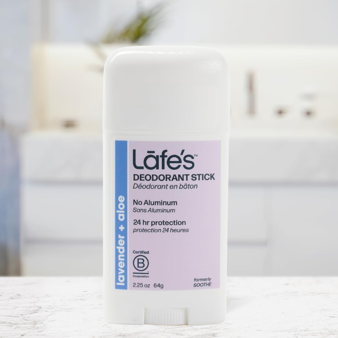 Lafe's Natural Deodorant - 2.25oz Aluminum Free Natural Deodorant Stick for Women & Men - Paraben Free & Baking Soda Free with 24-Hour Protection Beauty and Personal Care Lafe's