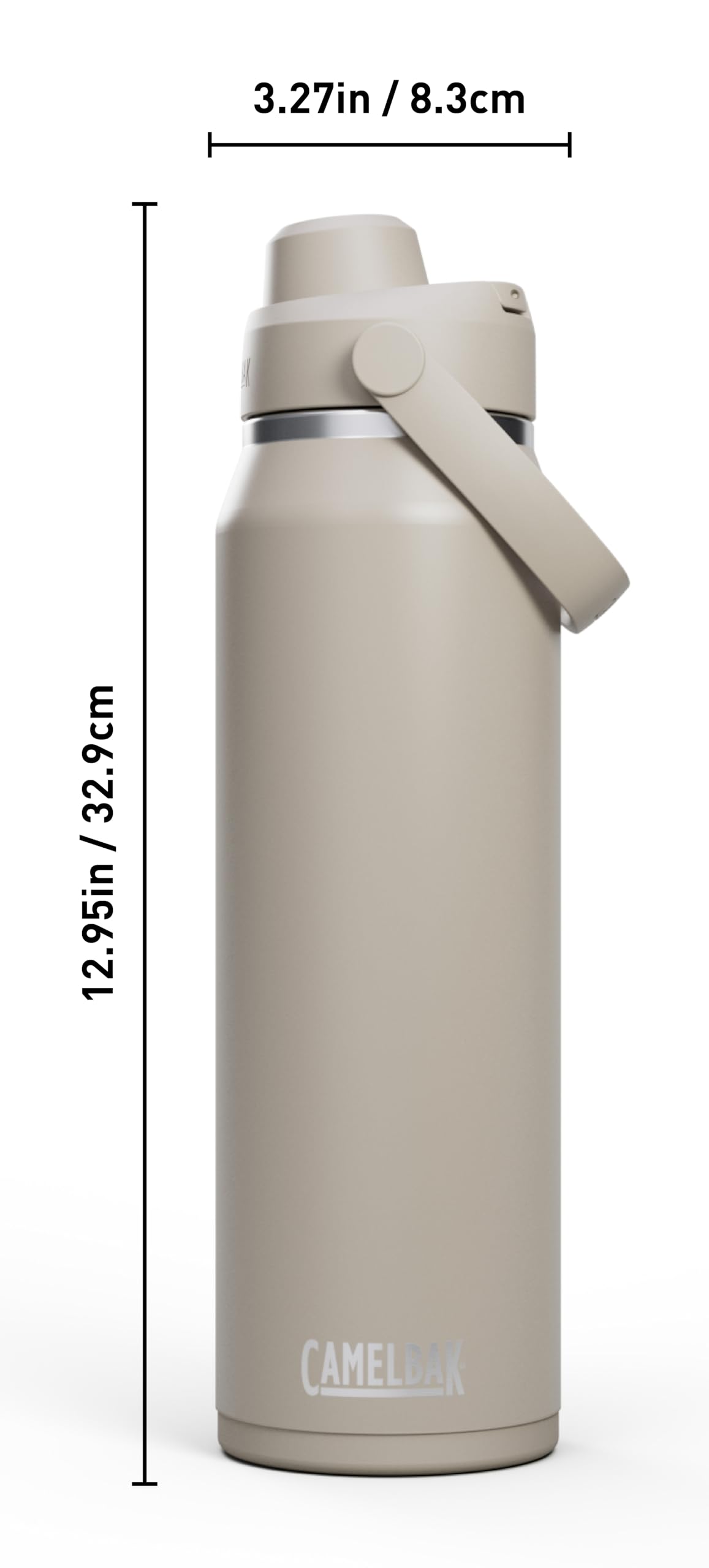 CamelBak Thrive Chug Insulated Stainless Steel Water Bottle Stone, 32oz