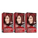 Revlon Permanent Hair Color, Permanent Hair Dye, Colorsilk with 100% Gray Coverage, Ammonia-Free, Keratin and Amino Acids, 49 Auburn Brown, 4.4 Oz