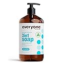 Everyone 3-in-1 Soap, Body Wash, Bubble Bath, Shampoo, 32 Ounce (Pack of 1), Unscented, made for Men and Women