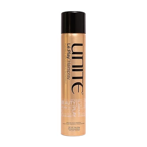 UNITE Hair - Lé:Play Hairspray - Flexible-Hold Hairspray That Provides Light to Medium Hold with a Satin Finish - Ideal for All Hair Types, 10 oz