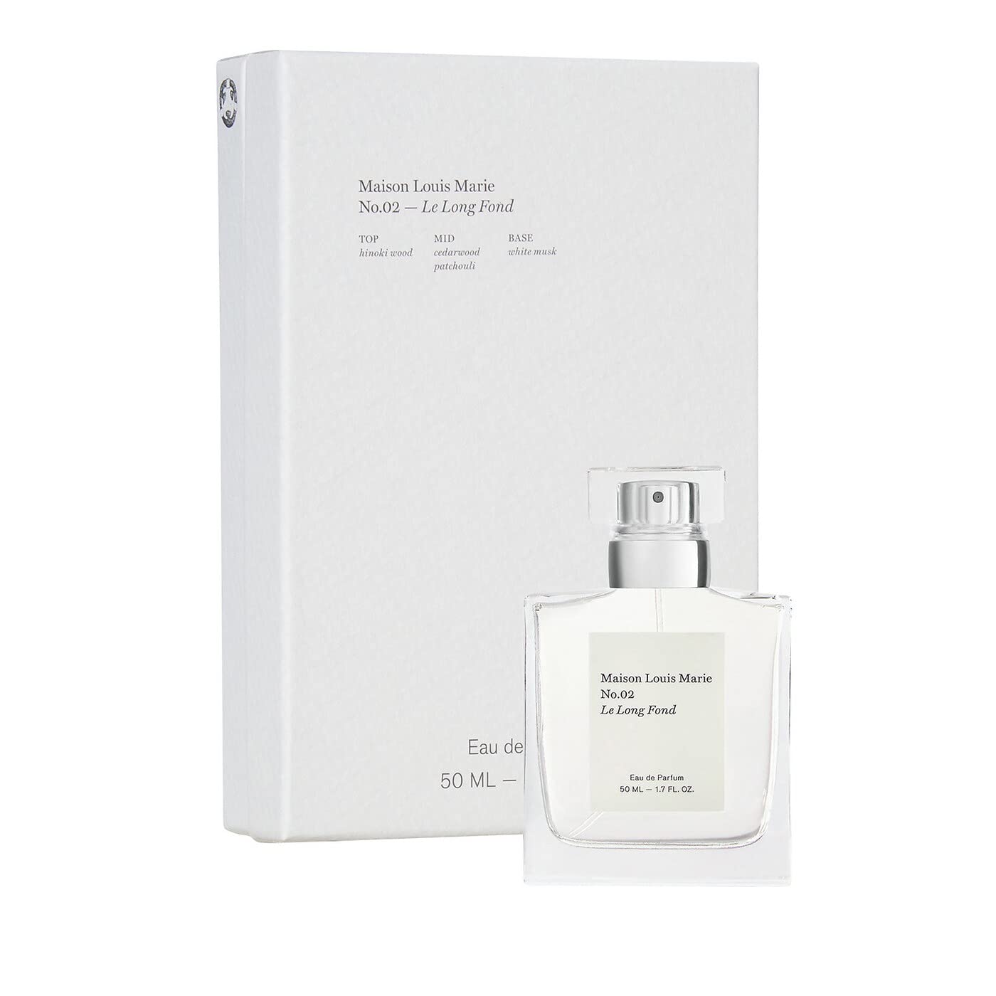 Maison Louis Marie - No.02 Le Long Fond Natural Eau de Parfum Spray | Luxury Clean Beauty + Non-Toxic Fragrance (1.7 fl oz | 50 ml)