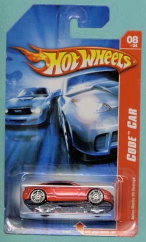 Hot Wheels #8 Aston Martin V8 Vantage Red #2007-92 1:64 Scale Collectible Die Cast Car