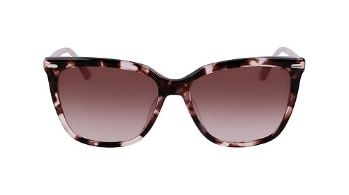 Calvin Klein Women's Sunglasses CK22532S - Rose Tortoise with Burgundy Grad Lens