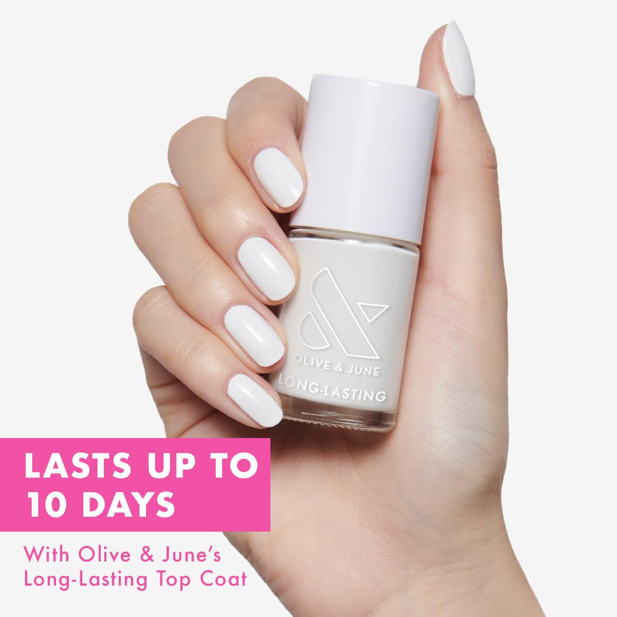 Olive & June Long Lasting Summer Nail Polish | Plump Gel-Like Finish No Lamp Needed | Lasts up to 10 days | Salon-Quality 15-Free Vegan & Cruelty-Free Beauty & Personal Care Olive & June