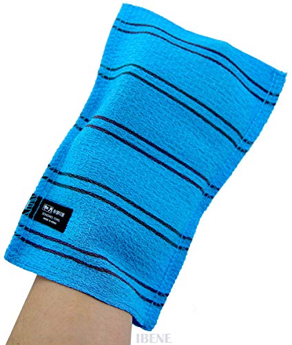 Songwol Towel (Hard) 9" - Korean Beauty Skin Exfoliating Bath Scrub Gloves.(4pcs)