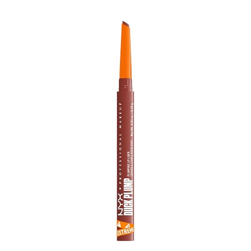 NYX PROFESSIONAL MAKEUP Duck Plump Plumping Lip Liner, Matte Pencil With Up To 10HR Wear, Swollen Spice (Warm Nude Lip Liner) Beauty & Personal Care NYX PROFESSIONAL MAKEUP