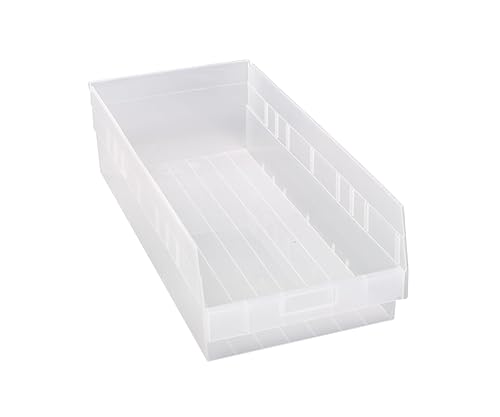 Quantum Storage Systems, QSB216CL, Shelf Bin, 23-5/8 X 11-1/8 X 6 In.