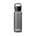 YETI Yonder 1L/34 oz Water Bottle with Leakproof Yonder Chug Cap, Charcoal