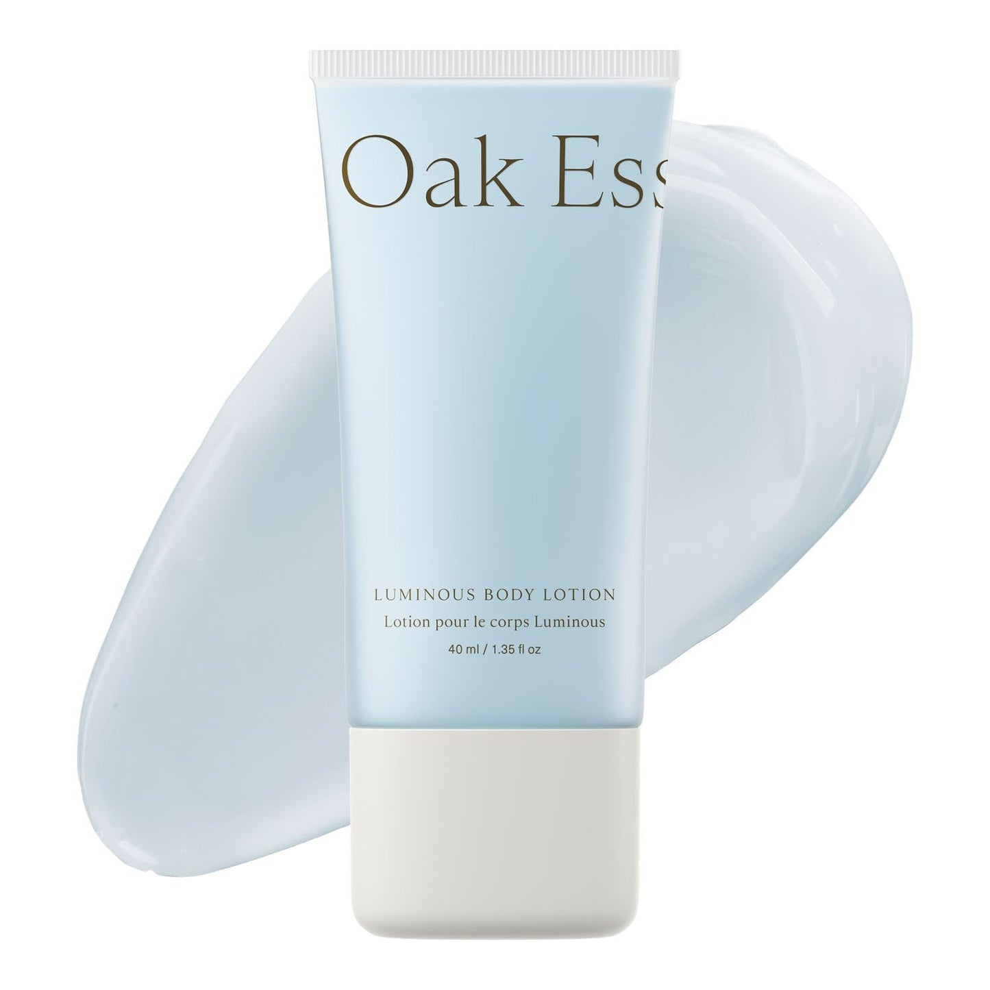 Oak Essentials Luminous Body Lotion, Travel Body Lotion for Women with Blue Tansy, Rose Oil, Shea Butter and Coconut Oil, Lightweight Moisturizer