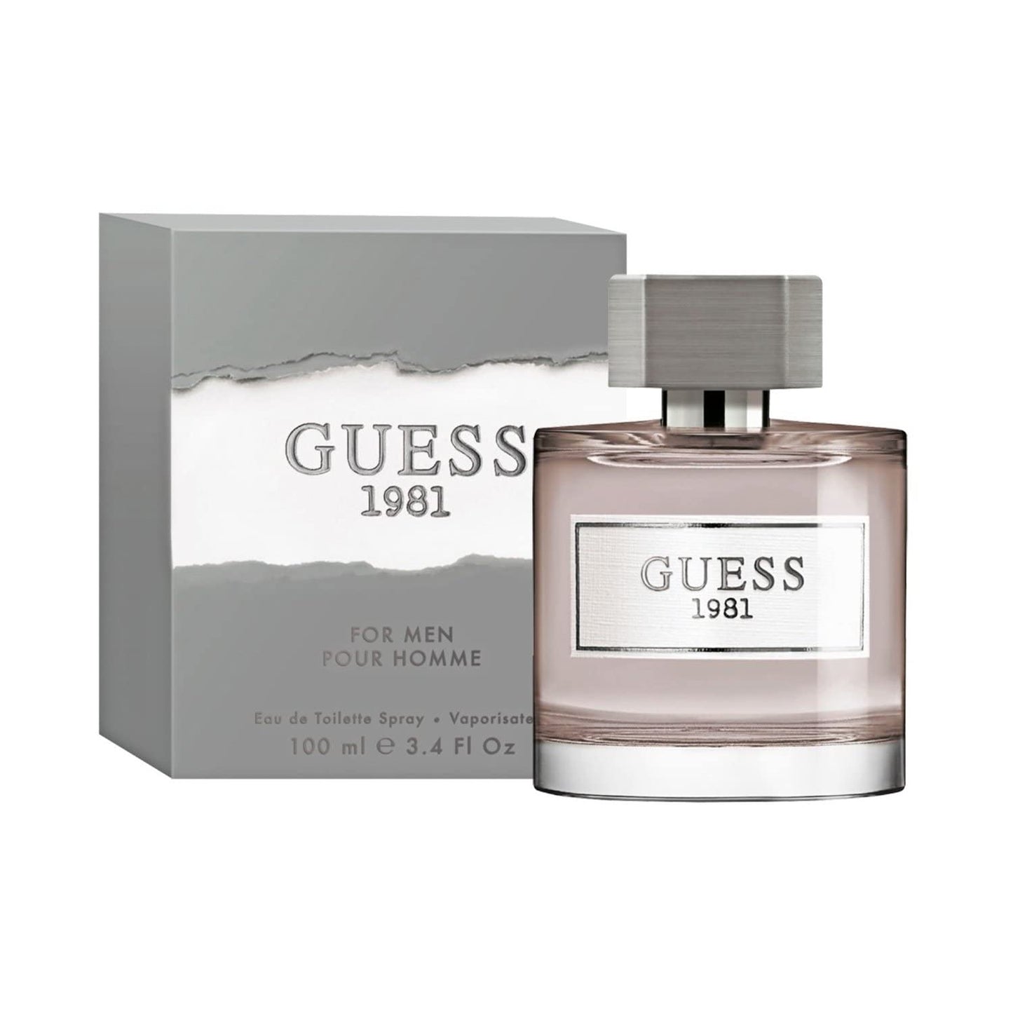 Guess Fragrance 1981 Eau De Toilette for Men, 3.4 Fluid Ounce