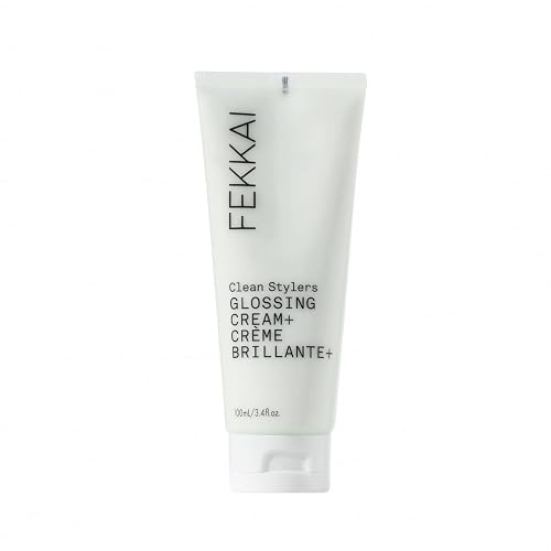 FEKKAI Clean Stylers Glossing Cream - 3.4 oz - Provides Hydration, Smoothes Frizz & Boosts Shine - Free of Sulfates, Parabens, Phthalates - Vegan