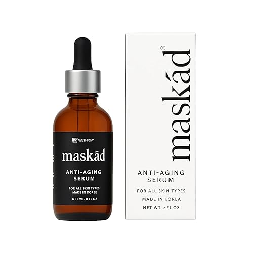 MASKĀD® Advanced Anti-Aging Multi-Peptide Enriched Facial Serum, Peptide Serum to Support Skin Appearance, Fine Lines, & Hydration, Collagen-Focused