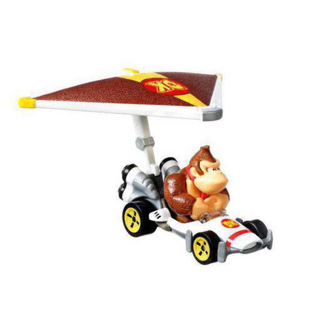 Hot Wheels 1:64 Mario Kart - Bowser in Standard Kart with Bowser Kite Die Cast
