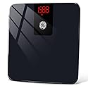 GE Digital Bathroom Scale for Weight, Smart Bluetooth Body Weight and BMI, Electronic Black Weighing Scale for Bath Home, Accurate 400lb Capacity