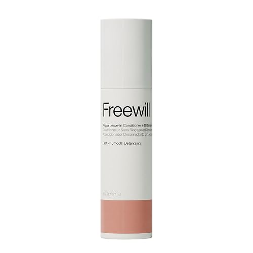 Freewill Repair Leave-In Conditioner and Detangler, Detangler Spray Reduces Risk of Damaged Hair, Adds Shine and Improves Hair Hydration