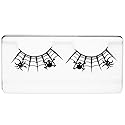 EMILYSTORES Dark-Skull Spider Web Eyelashes For Halloween Decals Costume Witch Ghost Dracula Vampire Masquerade Lashes 1 Pair