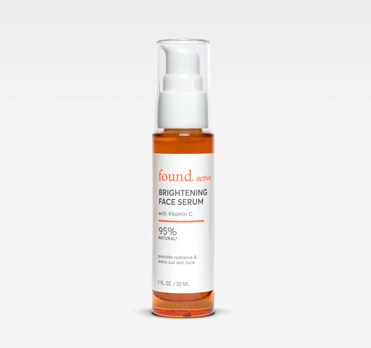 Found Active Brightening Face Serum with Vitamin C Lightweight Gel Formula with Rich Antioxidants that Support a More Radiant Complexion, 1 Fl Oz
