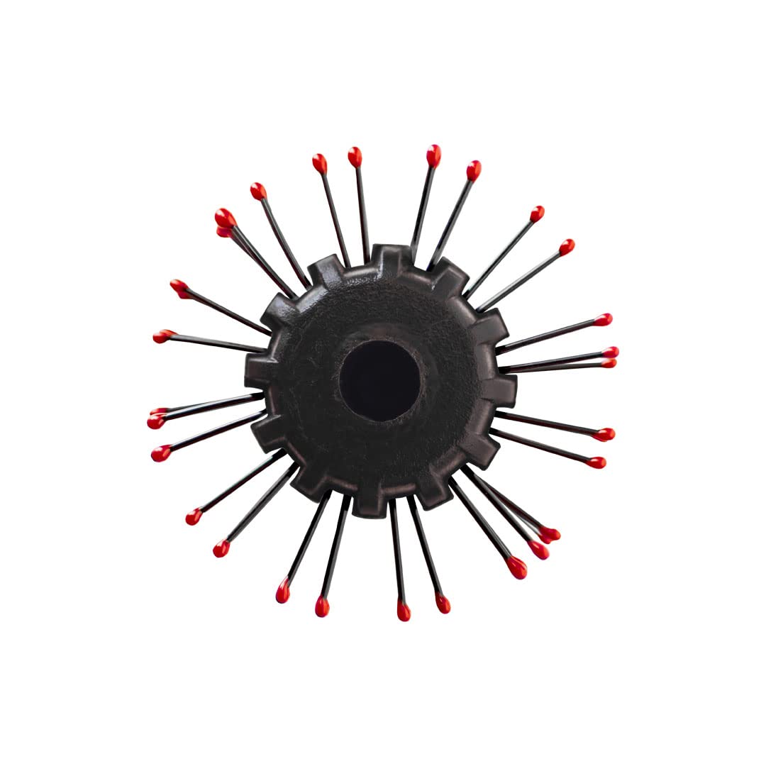 Cricket Static Free RPM 12 Row Round Hair Brush - Curling, Blow Drying, Detangling and Styling Wet or Dry, Suitable for All Hair Types