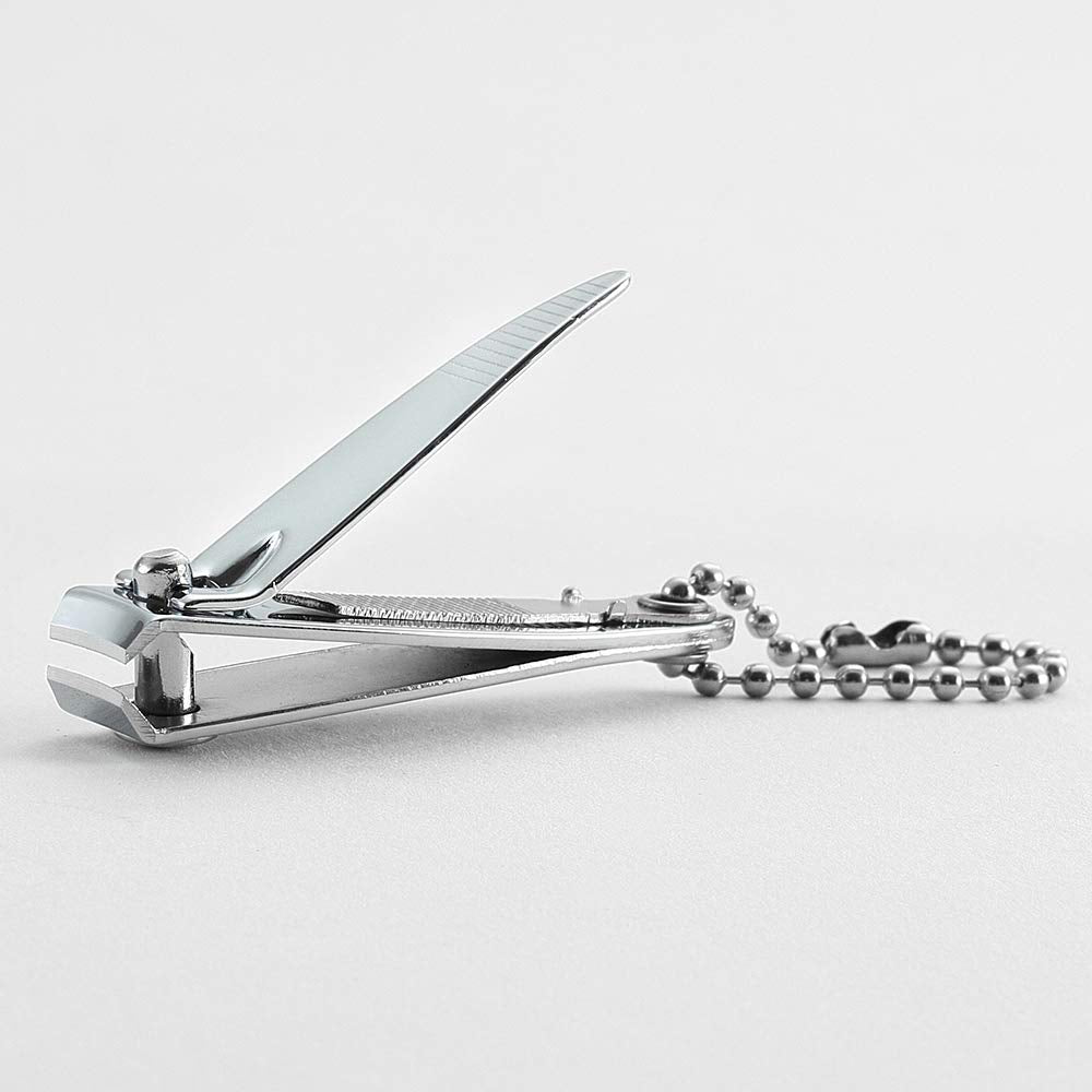 12 Pcs Nail Clippers for Fingernails by YWQ - Swing Out Nail Cleaner/File - Popular Gifts for Men & Women - Best Sharp Stainless Steel Clipper - Wide