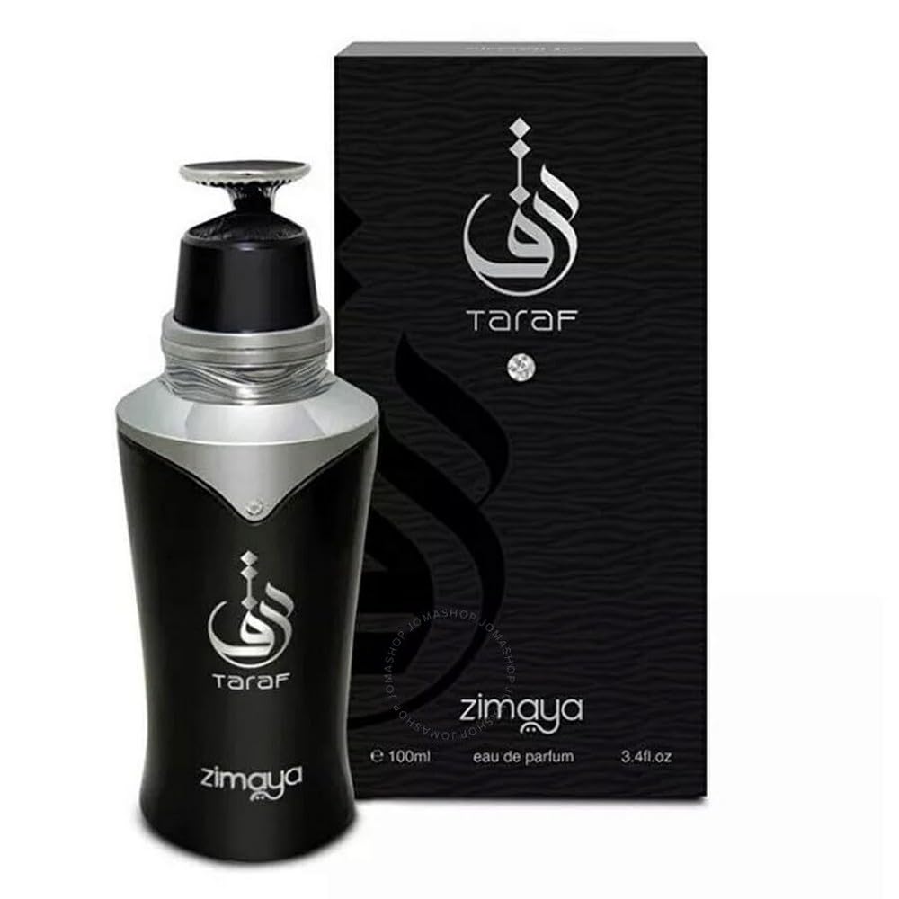 Zimaya Taraf Black Eau de Parfum Spray for Unisex, 3.4 Ounce