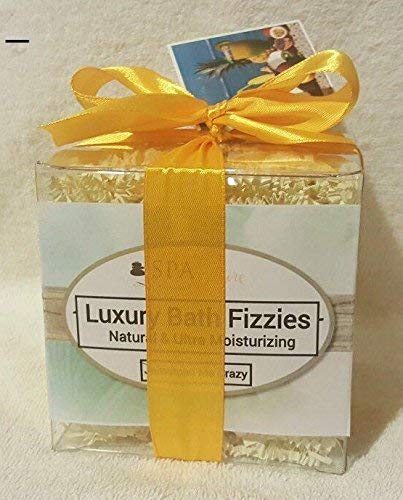 Spa Pure Jamaican Bath Bombs: JAMAICA ME CRAZY GIFT SET with 6 Bath Bomb Fizzies with Shea, Mango & Cocoa Butter, Ultra Moisturizing (14 Oz) Great…