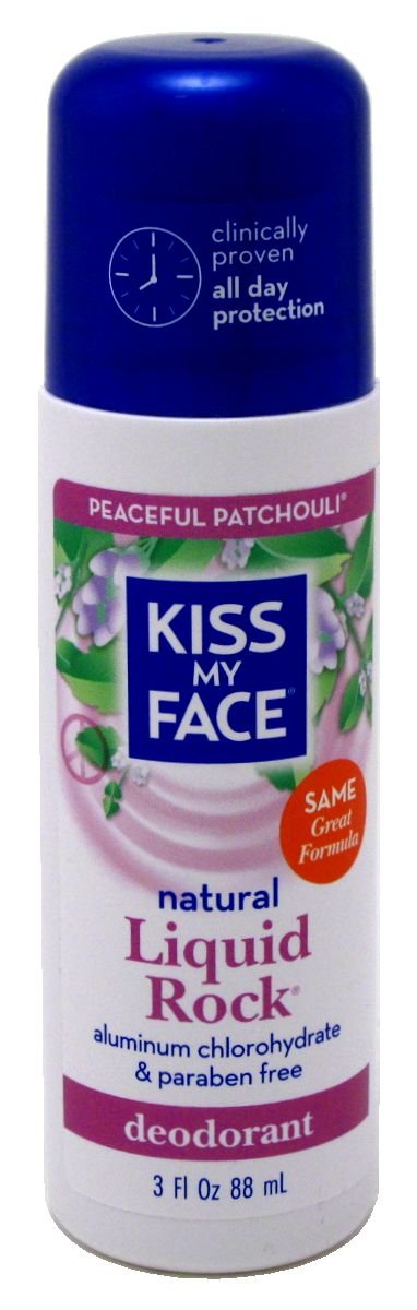 Kiss My Face Deodorant Liquid Rock Roll On Patchouli 3 Ounce (88ml) (6 Pack) Beauty and Personal Care Kiss My Face
