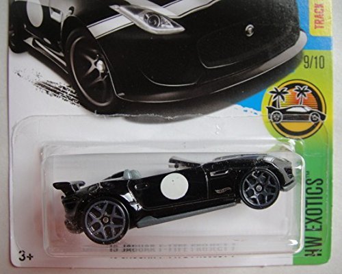 Hot Wheels 2017 HW Exotics '15 Jaguar F-Type Project 7 141/365, Black