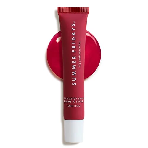 Summer Fridays Lip Butter Balm - Moisturizing Lip Gloss for Instant Shine + Sheer Color - With Nourishing Shea Butter - Everyday Makeup + Skin Care