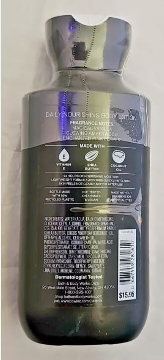 Bath & Body Works Wicked Vanilla Woods Body Lotion and Body Gel Wash 2 Piece Set Beauty & Personal Care Bath & Body Works