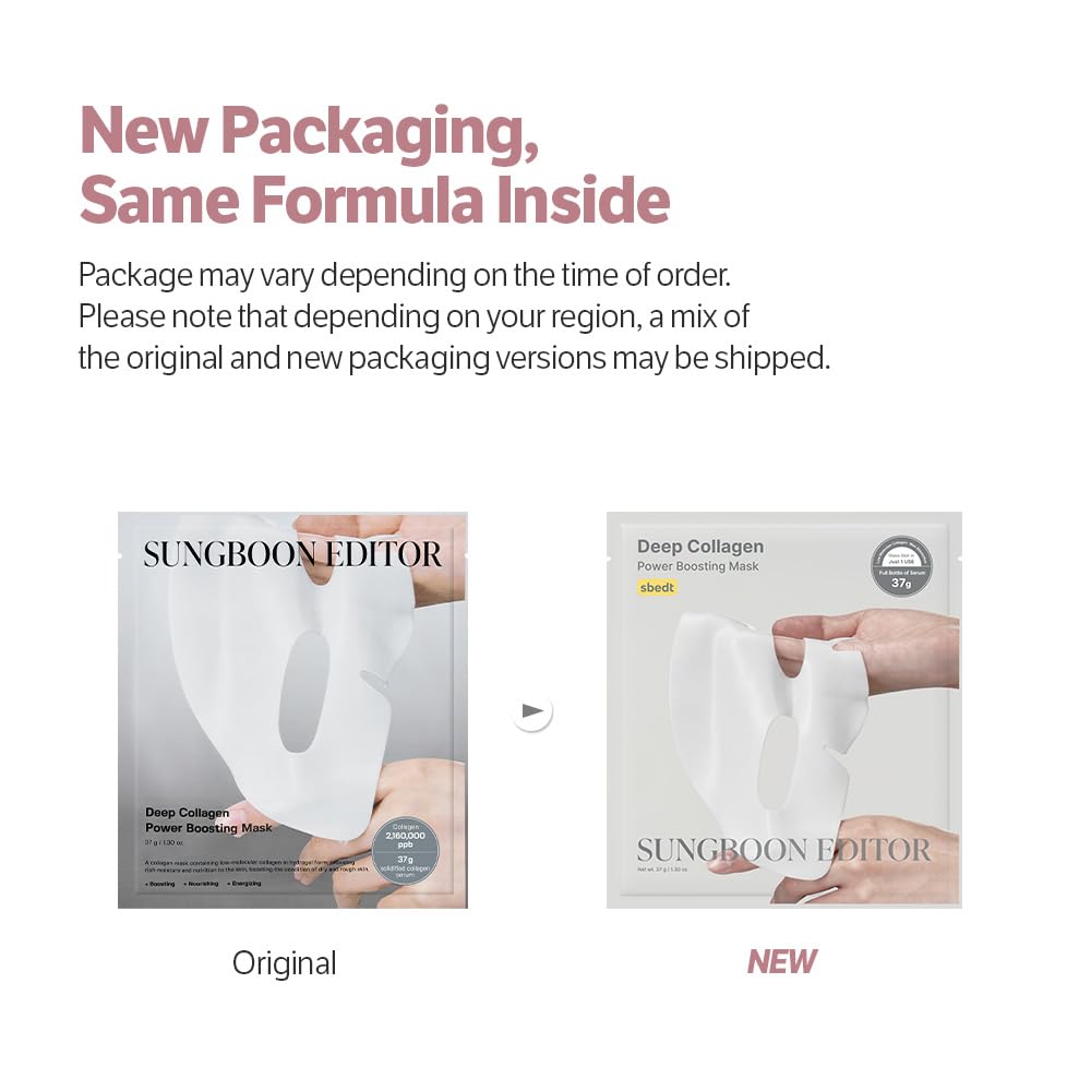 SUNGBOON EDITOR Deep Collagen Overnight Mask Hydrating Mask for Glass Skin, Wrinkle Care, Firming & Pore Refining 2,160,000PPB Collagen + 9 Peptides Beauty and Personal Care SUNGBOON EDITOR