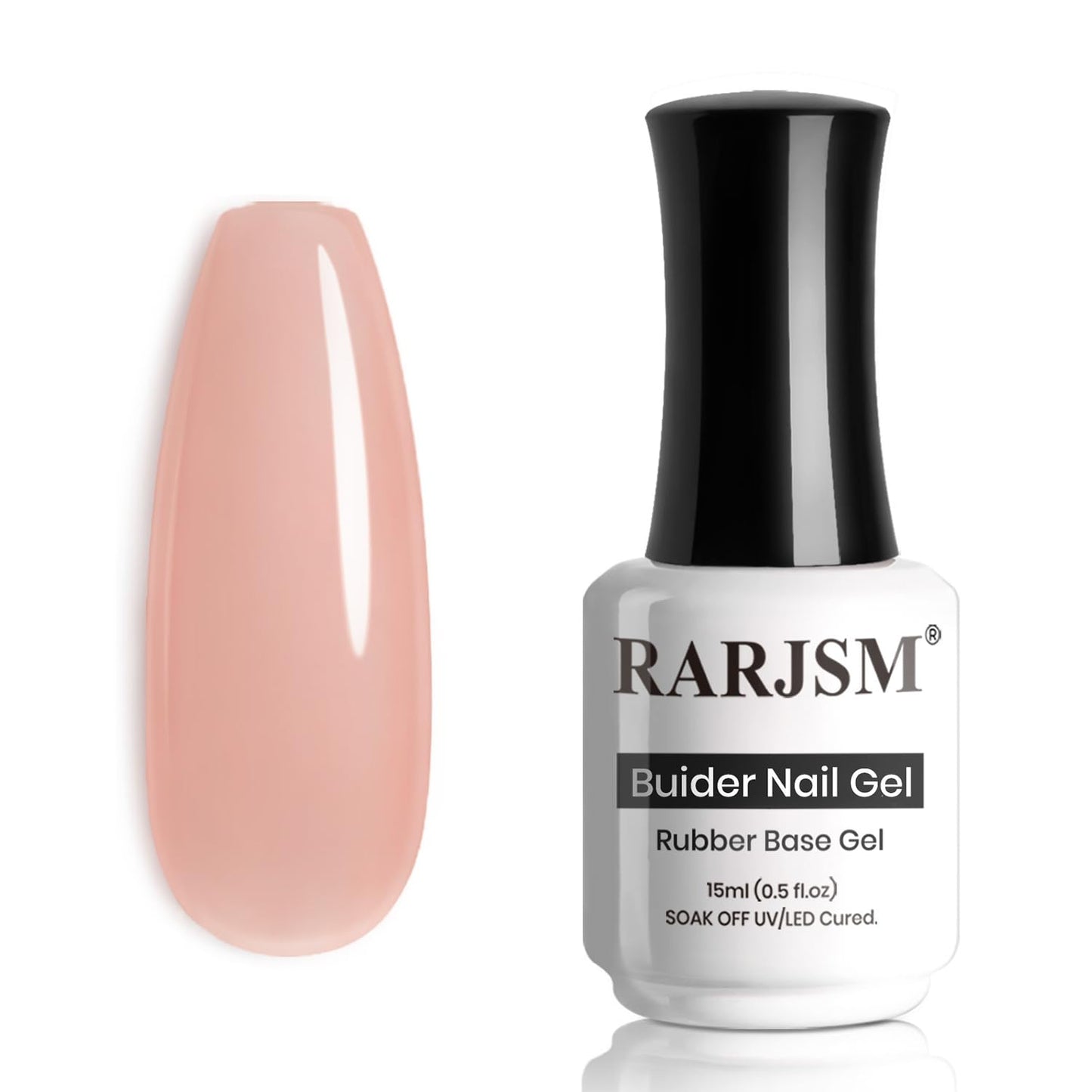 RARJSM Rubber Base Coat Gel Polish Nude Gray Mauve Pink Skin Tone Rubberbase Gelpolish for Nails Natural Color French Manicure Extend Soak Off Curing Beauty and Personal Care RARJSM Default Title