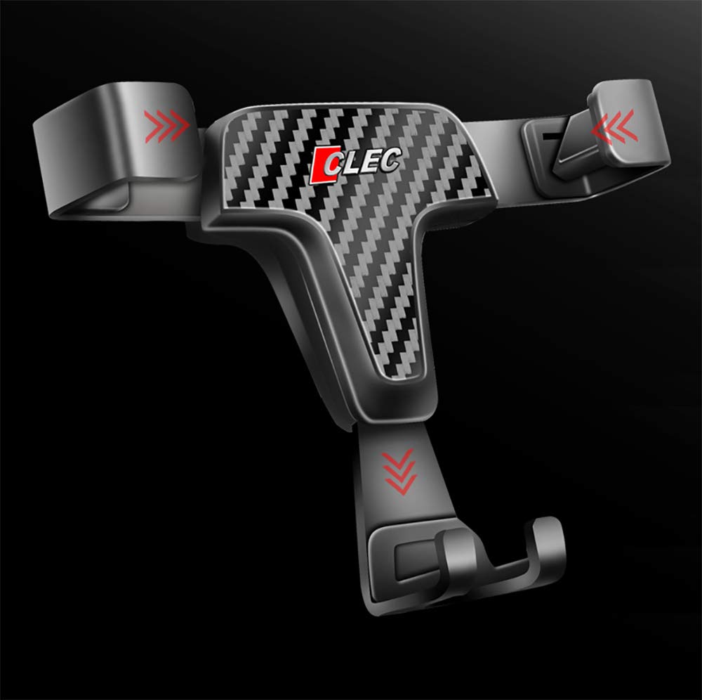 BEERTE Phone Holder fit for Toyota RAV4 2013-2018 Adjustable Air Vent, Car Dashboard Cell Phone Mount Carbon Fiber Pattern Phone Mount fit for Any…