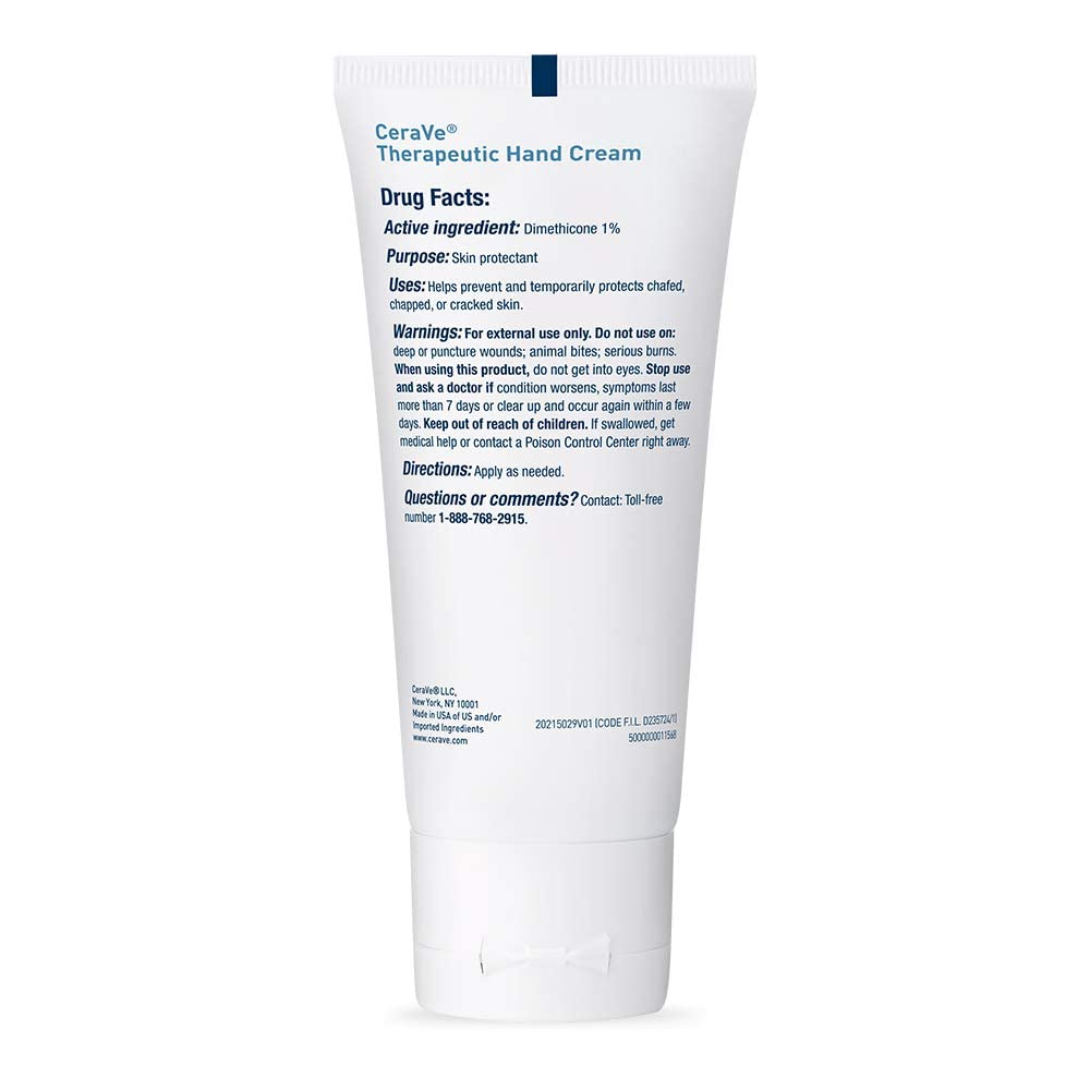 CeraVe Therapeutic Hand Cream For Normal to Dry Skin 3 Ounce (Pack Of 3) by Valeant Pharm North Ameri