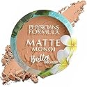 Physicians Formula Matte Monoi Butter Bronzer Powder Face Makeup, Dermatologist Tested, Vegan, Cruelty-Free, Gluten-Free, Sunkissed