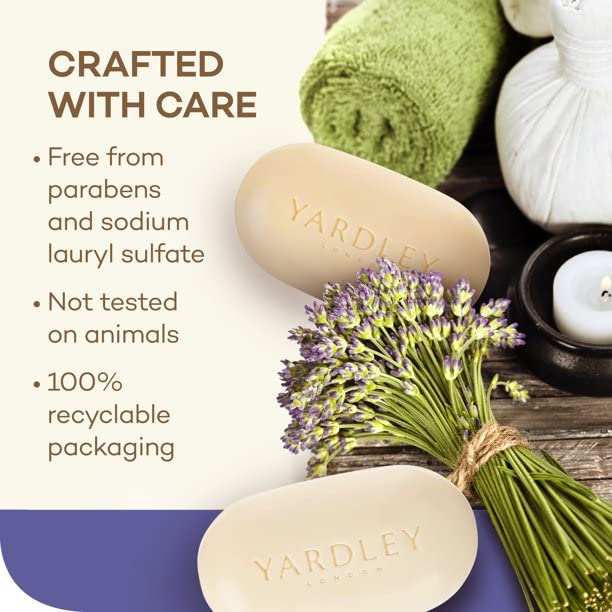 Yardley English Lavender Bar Soap 2 x 4.25 oz Soap (SG_B005PV03Z6_US)