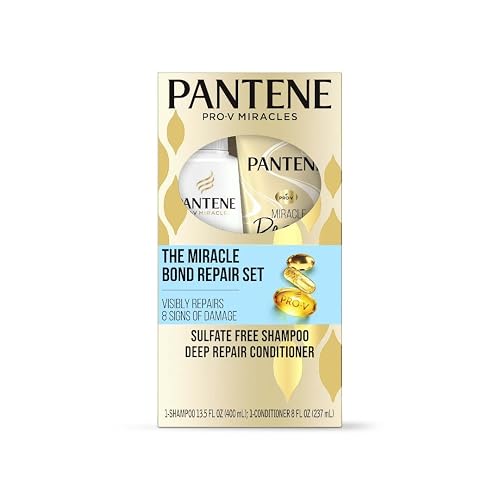Miracle Bond Repair Keratin + Vitamin E Shampoo and Miracle Rescue Deep Repair Conditioner Dual Pack