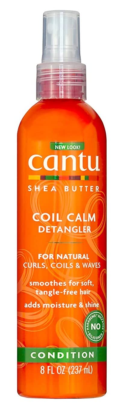 Cantu Shea Butter Detangler Coil Calm Spray 8 Ounce (Pack of 3)