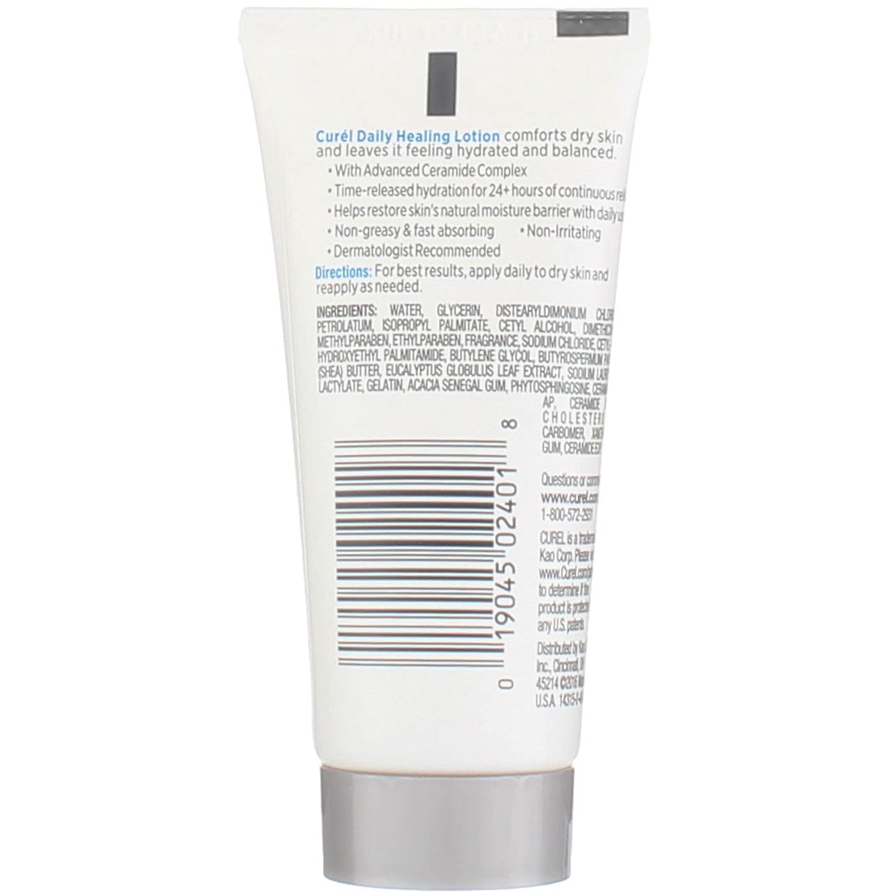 Curel Daily Healing Original Lotion | 1 Ounce Travel Size | (Pack of 4)