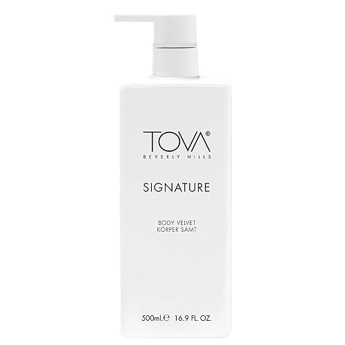 Tova Signature Body Velvet Lotion with Pump - Nourishing Shea Butter Body Lotion for Women, Hydrating & Moisturizing - USA-Made & Cruelty-Free - 16.9