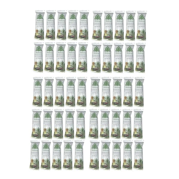 Asheva 8" x 9" Individually Wrapped Oshibori Disposable Towels - Luxurious Moist Cotton Hot/Cold Refreshment Towel - Lavender, Lemon, or Tea Tree