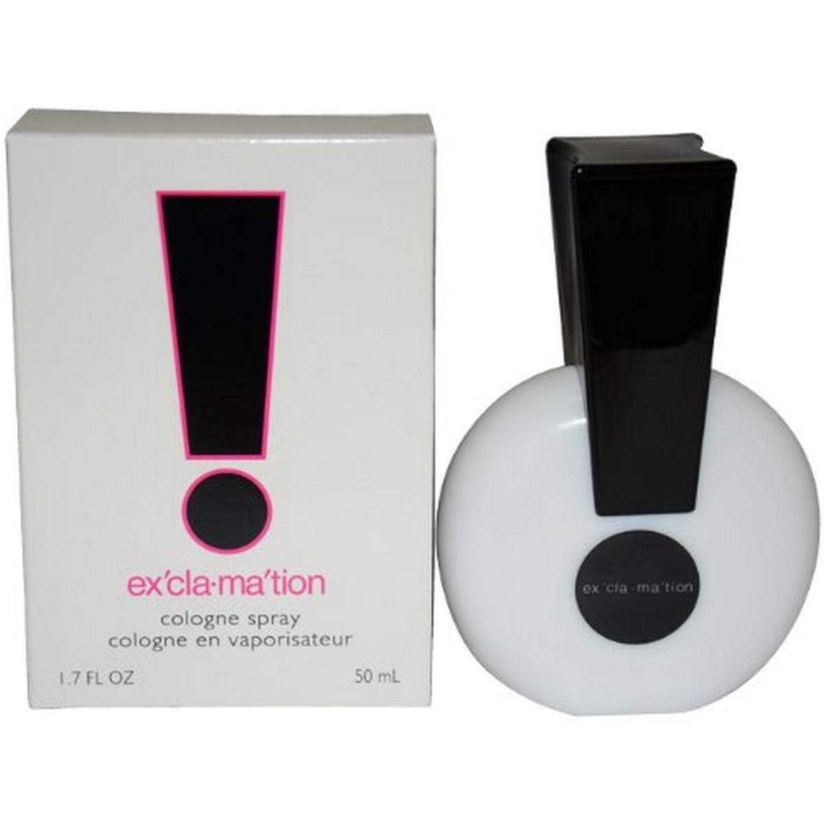 Exclamation By Coty For Women. Cologne Spray 1.7 Oz, White