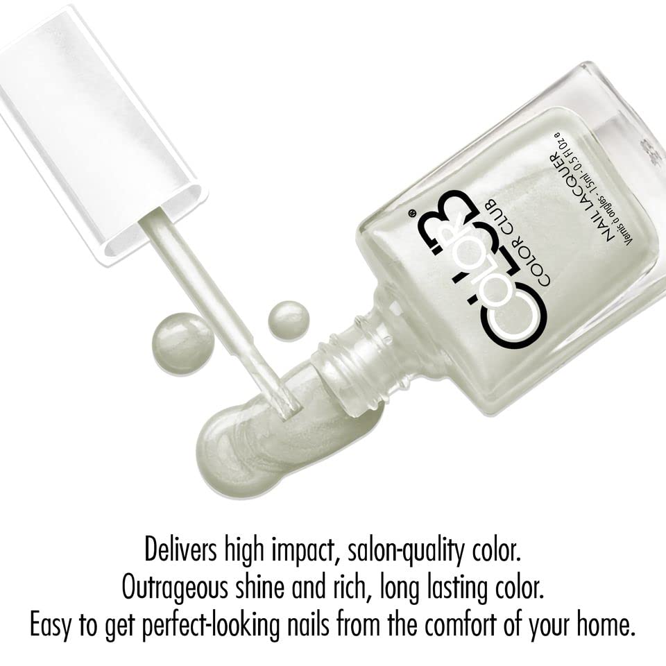 Color Club Nail Lacquer Fall Winter 2021 Collection SAVE THE DATE - Choose Your Color 0.5oz/15ml each (1329 - Totally a-VEIL-able)