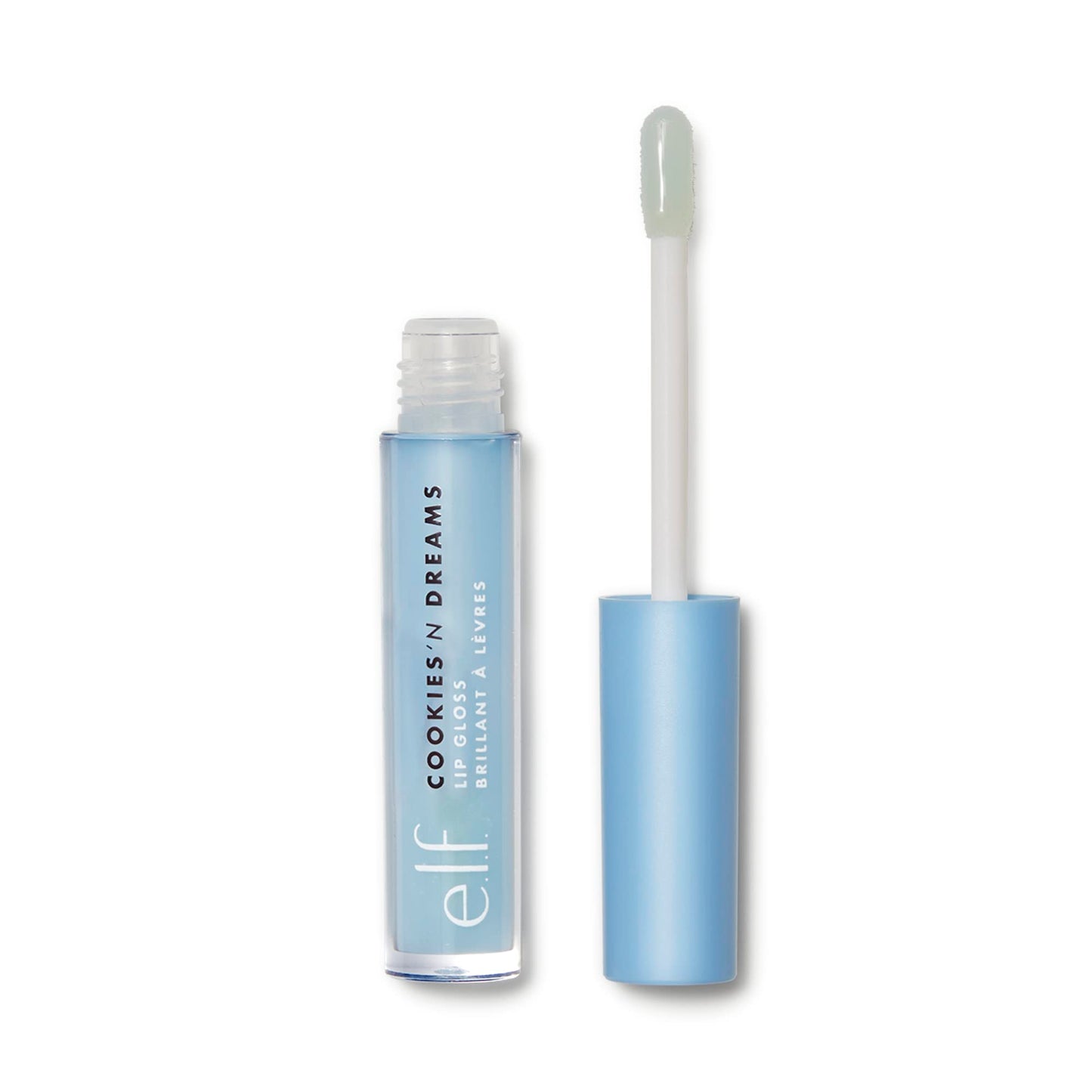 e.l.f. Cookies 'N Dreams Lip Gloss, Limited Edition Non-sticky, Creamy Lip Gloss With A Shiny Finish, Nourishing & Hydrating Formula, Brain Freeze