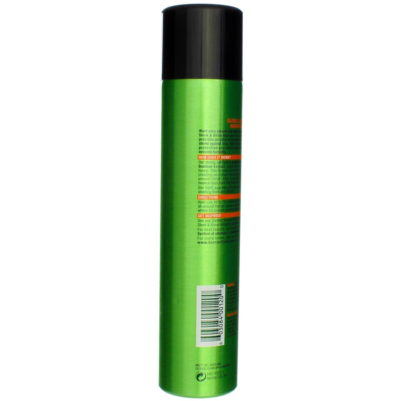 Garnier Fructis Style Anti-Humidity Hairspray Sleek & Shine, 8.25 Ounce (Pack of 2)
